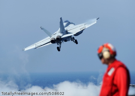 101020-N-2821G-132
GULF OF OMAN (Oct. 20, 2010) An F/A-18E Super Hornet assigned to the Kestrels of Strike Fighter Squadron (VFA) 137 launches from the aircraft carrier USS Abraham Lincoln (CVN 72) during the first day of flight operations supporting Operation Enduring Freedom. VFA-34 is part of the Abraham Lincoln Carrier Strike Group, which is deployed to the U.S. 5th Fleet area of responsibility conducting maritime security operations and theater security cooperation efforts. (U.S. Navy photo by Mass Communication Specialist 2nd Class Alan Gragg/Released) 