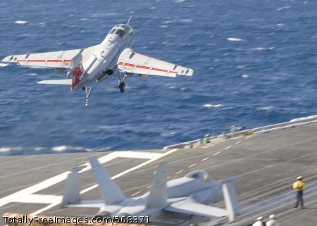 101024-N-2918M-109
PACIFIC OCEAN (Oct. 24, 2010) An EA-6B Prowler assigned to the Vikings of Electronic Attack Squadron (VAQ) 129 launches from the aircraft carrier USS Nimitz (CVN 68). Nimitz is underway conducting carrier qualifications off the coast of Southern California. (U.S. Navy photo by Mass Communication Specialist 3rd Class Peter Merrill/Released) 