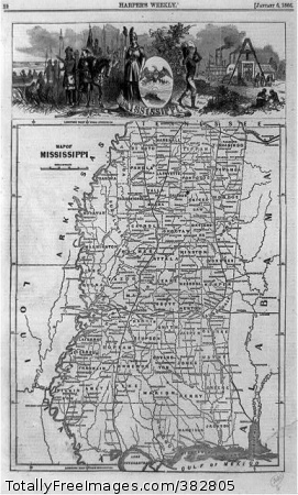 Map of Mississippi