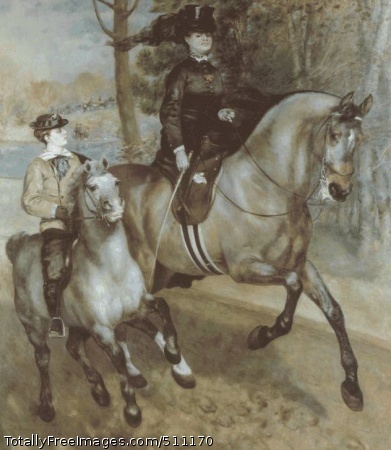 A Morning Ride in the Bois de Boulogne
c.1873 (50 Kb); Oil on canvas, 261 x 226cm; Kunsthalle at Hamburg