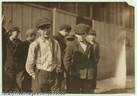 Two of the young boys working in Richmond Hosiery Mills. (See re