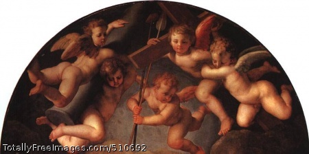 The Deposition of Christ (replica)
detail, 1560; Oil on wood and fresco;
Chapel of Eleonora of Toledo at Palazzo Vecchio