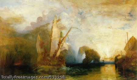 Ulysses deriding Polyphemus - Homer's Odyssey
1829; Oil on canvas, 132.5 x 203 cm;
National Gallery, London