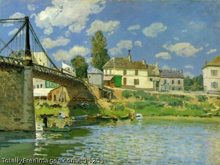 Bridge at Villeneuve-la-Garenne
1872 (170 Kb); Oil on canvas, 49.5 x 65.4 cm;
Metropolitan Museum of Art, New York