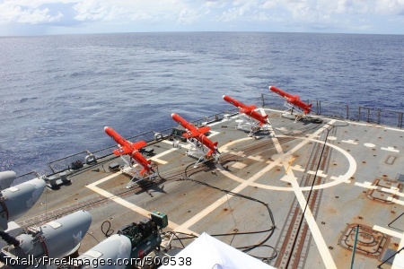 100921-N-2839R-002
PACIFIC OCEAN (Sept. 21, 2010) BQM-74E drones are set up for launch on the flight deck of the Arleigh Burke-class guided-missile destroyer USS Lassen (DDG 82) during a Valiant Shield 2010 missile exercise. Lassen is assigned to Destroyer Squadron (DESRON) 15 and is forward-deployed to Yokosuka, Japan. (U.S. Navy photo by Fire Controlman 2nd Class Roberto Ruvalcaba/Released)