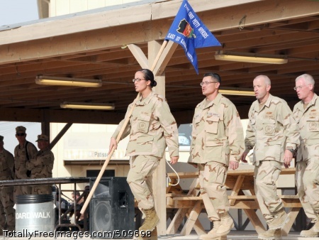 100916-N-3927C-011
KANDAHAR AIRFIELD, Afghanistan (Sept. 16, 2010) Chief Select Teresa Alvarez assigned to 3rd Naval Construction Regiment leads the Fiscal Year 2011 Chief Petty Officers Class 117 to the chief petty officer pinning ceremony at Kandahar Airfield. (U.S. Navy photo by Mass Communications Specialist 1st Class Thomas E. Coffman/Released) 