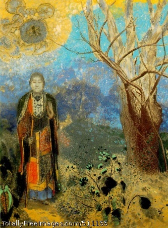 Le Bouddha (The Buddha)
c. 1905 (220 Kb); Pastel on paper, 98 x 73 cm (35 1/2 x 28 3/4 in);
Musee d'Orsay, Paris