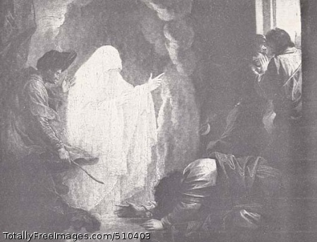 Saul and the Witch of Endor
Old Testament scene where King Saul visits the grotesque Witch of Endor in order to learn the outcome of an imminent battle.
Artist: West, Benjamin, 1738-1820, painter.
Medium: Oil on canvas.
Smithsonian Control Number: IAP 06910085