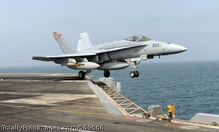 100917-N-6362C-168
ARABIAN SEA (Sept. 17, 2010) An F/A-18C Hornet assigned to the Checkerboards of Marine Fighter Attack Squadron (VMFA) 312 launches from the aircraft carrier USS Harry S. Truman (CVN 75). VMFA-312 is deployed as part of the Harry S. Truman Carrier Strike Group supporting maritime security operations and theater security cooperation efforts in the U.S. 5th Fleet area of responsibility. (U.S. Navy photo by Mass Communication Specialist Seaman Apprentice Tyler Caswell/Released) 