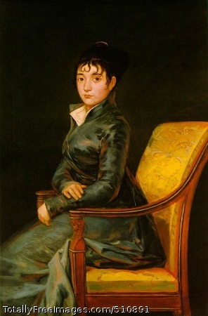 Dona Teresa Sureda
c. 1805 (110 kB); Oil on canvas, 119.8 x 79.4 cm (47 1/8 x 31 1/4 in);
National Gallery of Art, Washington