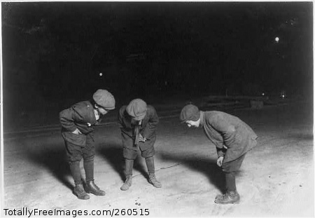 (For Child Welfare Exhibit 1912-13.) A midnight crap game in the